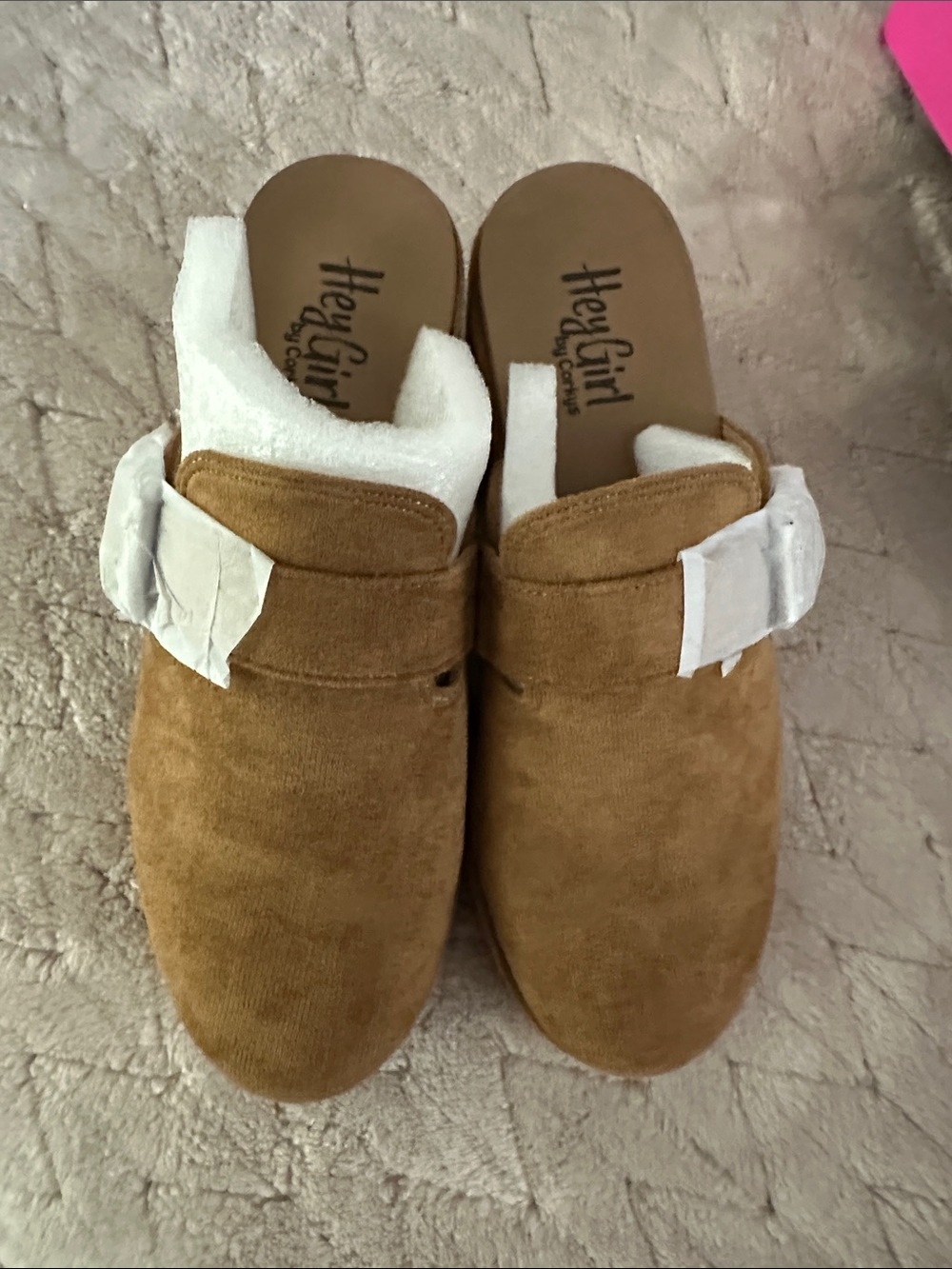 Corkys Tan Suede Platform Clogs - Picture 5 of 7